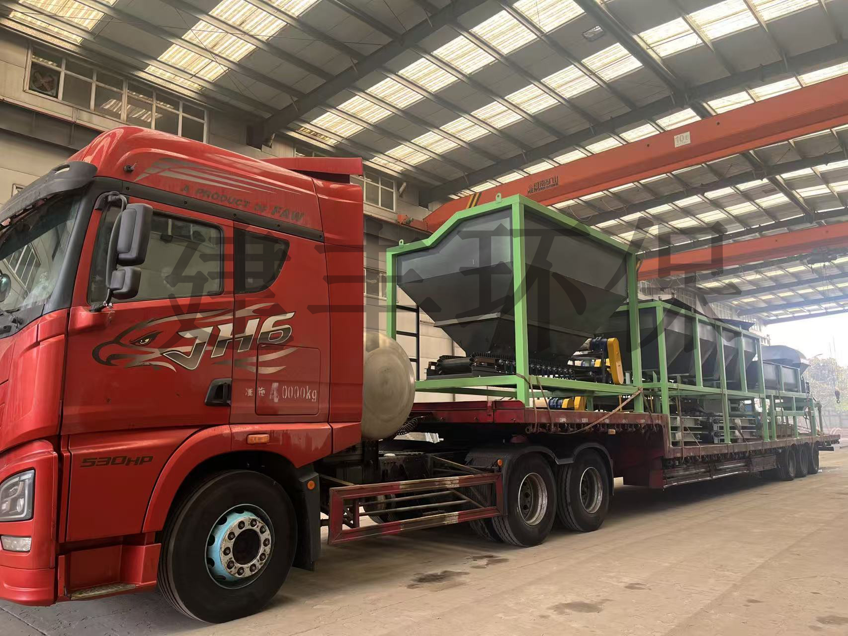 有機肥生產線按期發貨，以可靠設備保障客戶生產需求